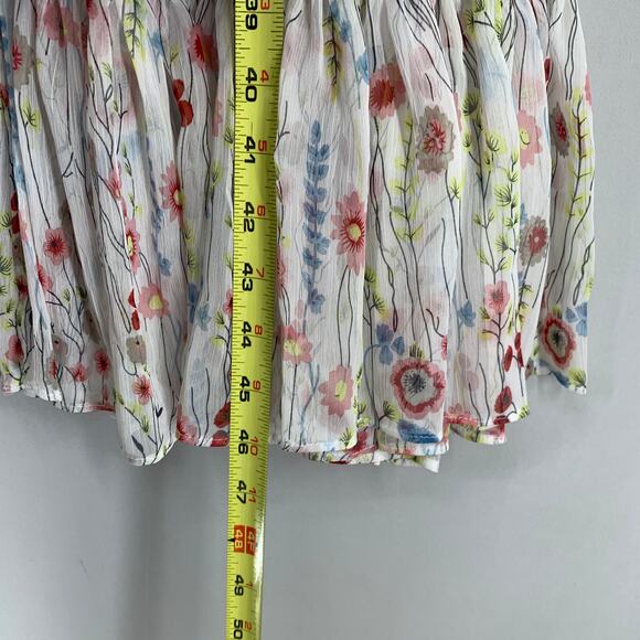 Alexis Floral Maxi Dress with Blue Accents - Picture 9 of 14